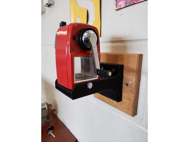 wall mount pencil sharpener classroom friendly supplies diy 3D print model - Mito3D