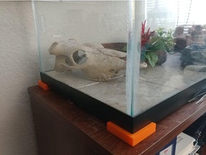 pies zilla reptiles tanque las mascotas el acuario leopard gecko los 3d print model - Mito3D