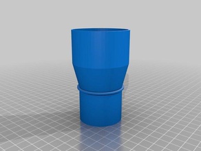 175 inch 225 hose adapter parts customized 3d print model - Mito3D
