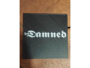 damned beermat signs logos coaster mmu2 multi-color multi-colour punk 3d print model - Mito3D