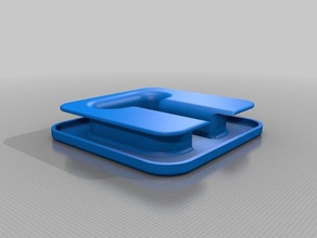 earbud case audio holder 3d print model - Mito3D
