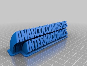 interanarcocomunistas office customized 3d print model - Mito3D