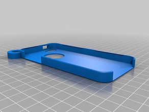 iphone se neck case mobile 3d print model - Mito3D
