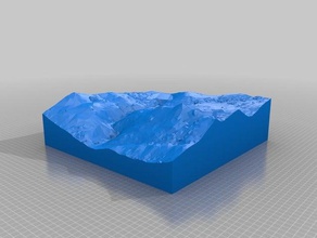 zaro waterfall cascada do models 3d terrain cascade civil engineering dam galicia ign lidar sea spain model 3d print model - Mito3D