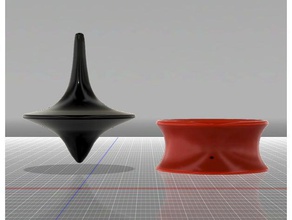 création top petit piédestal jeux de totem film la filature toupie 3d print model - Mito3D