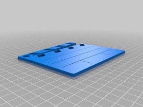 chaveiro claquete 3d printing arduino key keychain 3d print model - Mito3D