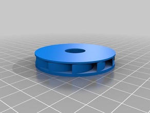 il mio personalizzato ventilatore centrifugo wheel4 ingegneria 3d print model - Mito3D