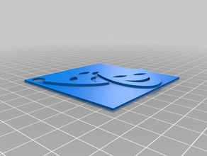 chaveiro artes c&ecircnicas 3d la stampa cenicas arti 3d print model - Mito3D