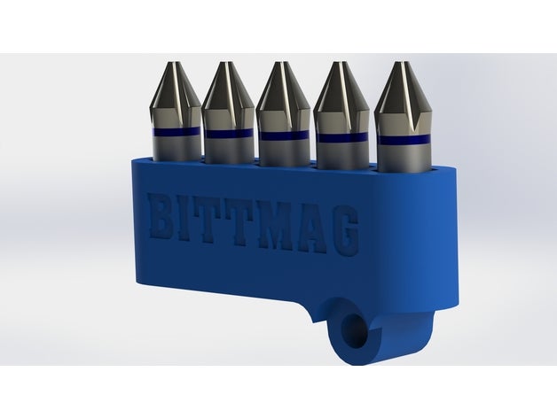 bittmag porte-outils & boîtes 3D print model - Mito3D