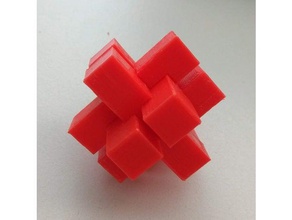 noeud carré jack puzzle puzzles 3d print model - Mito3D