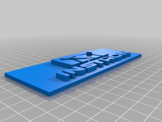 instron logo des signes les logos la cre de machine résistance à traction test 3D print model - Mito3D