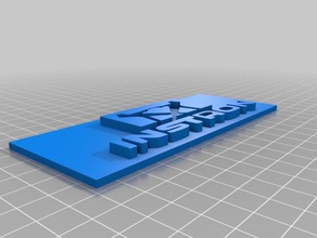 instron logotipo sinais logotipos cre a máquina de tração teste 3d print model - Mito3D