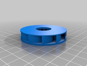 ventola 19mm centro hole2 di ingegneria personalizzato 3d print model - Mito3D
