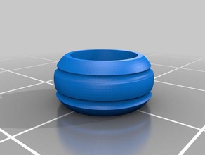 toque personalizado anéis 3d print model - Mito3D
