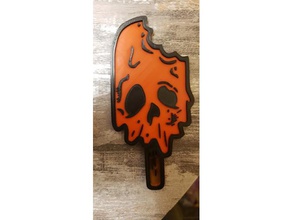 geoff ramsey skull popsicle signs logos 3d print model - Mito3D