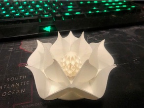 lotus huevo arte 3d print model - Mito3D