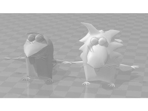 angry beavers dexter deedee filburt heffer ed edd eddy ' 90 cartoni animati sculture 3d print model - Mito3D