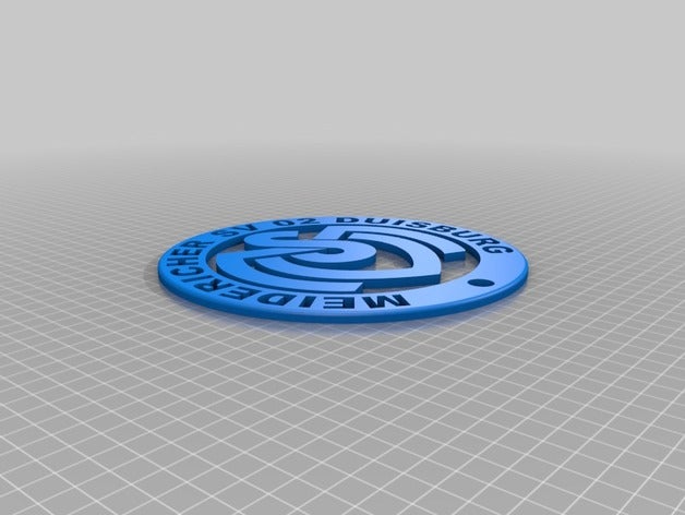 msv duisburg signos logotipos fussball fútbol 3D print model - Mito3D