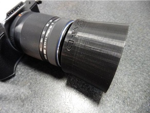 olympus 40-150 campana de lente cámara 3d print model - Mito3D