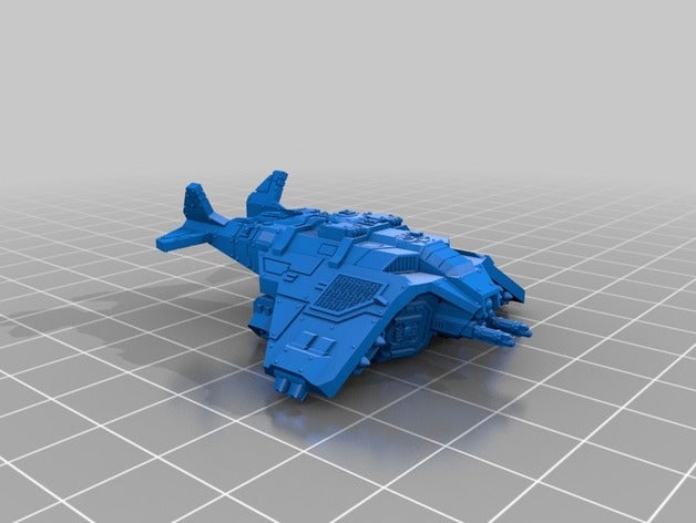 prettyfly4awhiteguy veículos blackstar deathwatch transporte 3D print model - Mito3D