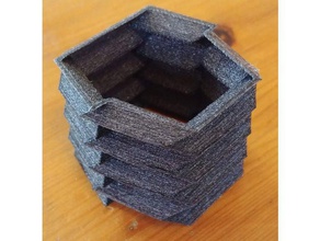 tachi miura compressible origami l'ingénierie flexible 3d print model - Mito3D
