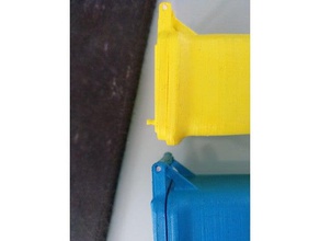 la facilidad de impresión modificación mini cubo basura los contenedores modelo 3d print model - Mito3D