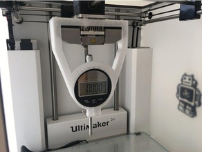 messuhrhalter ultimaker2+ measure gauge holder 3d printer accessories 3d print model - Mito3D