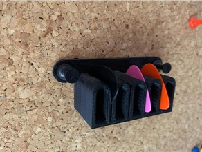 guitar picks holder music 3d print model - Mito3D