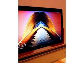 tablet mount kit quick vertical wall 3d print model - Mito3D