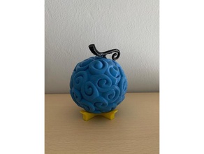 gomu keine Halterung Skulpturen Teufel Obst luffy onepiece 3d print model - Mito3D