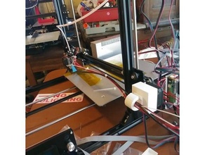 flsun hotend wire guide 3d printing printer holder i3 3d print model - Mito3D