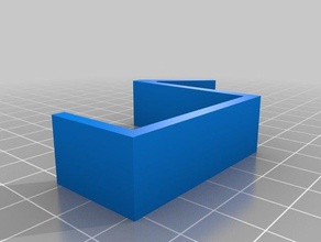 cubicle wall coat hanger 40x15 organization customized 3d print model - Mito3D