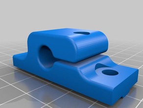 anet sur8 rod titulaires de prétensionneur ceinture jeu 3d l'imprimante pièces créé freecad fait l'axe les tiges bloc tige montage 3d print model - Mito3D