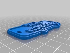 hilde vrijwilliger keychains customized 3d print model - Mito3D