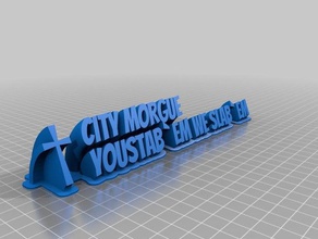 city morgue office customized 3d print model - Mito3D