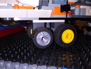 lego style de la jante roue les jouets jeux voiture compatible rim whee 3d print model - Mito3D