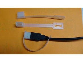 usb cord captive cap male cover computer cable connector dust 3d print model - Mito3D