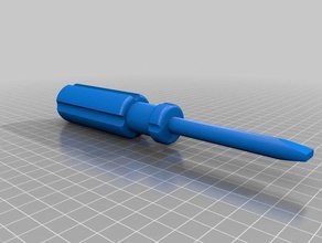 screwdriver hand tools 3d print model - Mito3D