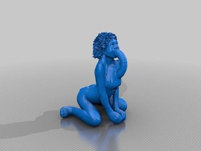 shirley klein bottle girl nsfw containers 3d print model - Mito3D
