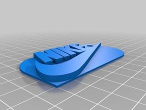 nike llavero llaveros 3d print model - Mito3D
