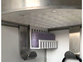 ikea grundtal jabón de barra soporte cuarto baño accesorios lámpara openscad rack titular 3d print model - Mito3D