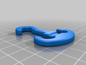 lamp cord hook household cable clip easy print 3d print model - Mito3D