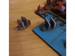 tiny ship meeple games boat 3d print model - Mito3D