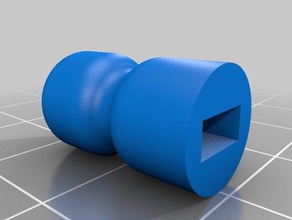 rod replacement miniblind knob 3 types household 3d print model - Mito3D