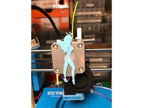 sexy angel extruder rotation visualizer spinner 3d printer accessories prusa clone i3 mk2 3d print model - Mito3D