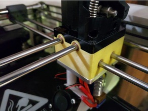robo r2 print head lower plastic 3d printer parts 3d print model - Mito3D