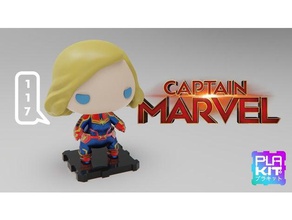 captain marvel mcu toys games action figure avengers carol danvers collectible collection comics figurine universe miniature movies 3d print model - Mito3D