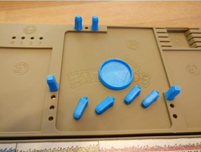 zombicide pin marcador juegos 3d print model - Mito3D