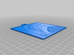 jeff 1mm Schicht 2d Kunst angepasst 3d print model - Mito3D