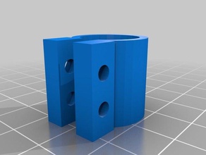il mio personalizzato parametrico morsetto fai da te 3d print model - Mito3D